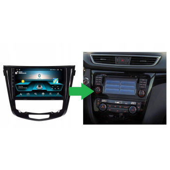 RADIO NAWIGACJA GPS NISSAN QASHQAI X-TRAIL 2014+ ANDROID klima automatyczna