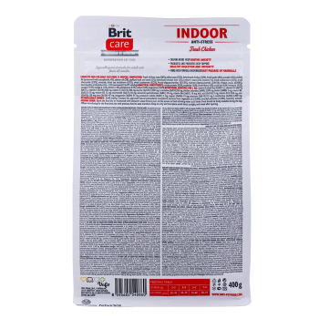 BRIT Care Grain-Free Adult Indoor Anti-Stress - sucha karma dla kota - 400 g