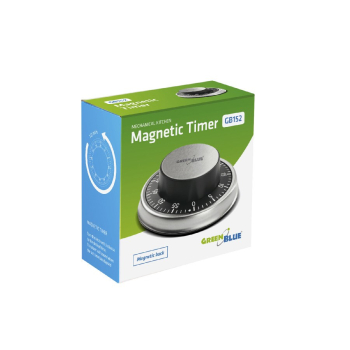 GREENBLUE MECHANICZNY TIMER STOPER MINUTNIK MAGNETYCZNY GB152