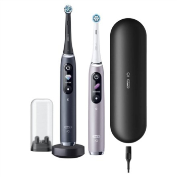 Oral-B | Elektryczna szczoteczka do zębów | iO 9 Series Duo | Akumulator | Dla dorosłych | Liczba główek szczoteczki w zestawie: 2 | Liczba trybów szc