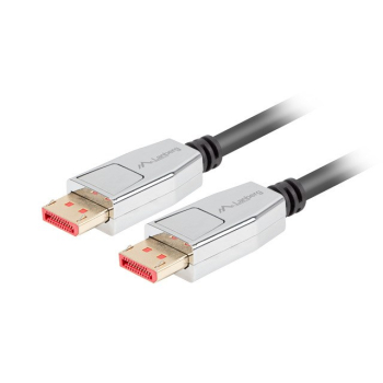LANBERG KABEL DISPLAYPORT M/M 20PIN V1.4 1.8M 8K CA-DPDP-20CU-0018-BK