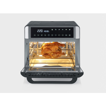 SEVERIN MINI PIEKARNIK Z FUNKCJĄ AIR FRYER, 12 AUTO. PROGRAMÓW, WYŚWIELACZ DOTYKOWY LED, TEMP. 40°C-220°C, 25 L ,2200W TO2077