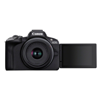 Canon EOS R50, Black + RF-S 18-45mm F4.5-6.3 IS STM Kit Bezlusterkowiec 24,2 MP CMOS 6000 x 4000 px Czarny