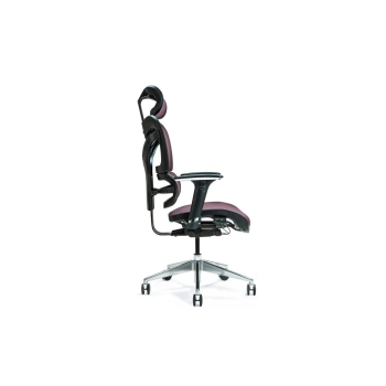 Ergonomiczny fotel biurowy ERGO 600 śliwkowy