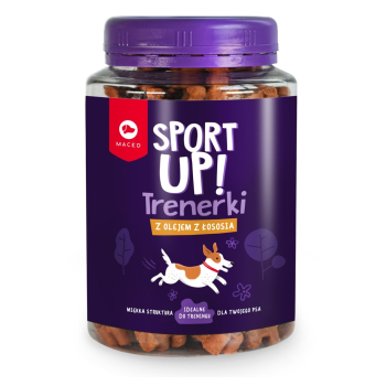 MACED Sport Up! Trenerki z olejem z łososia - przysmak dla psa - 300 g