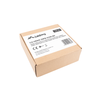 LANBERG KABEL HDMI LANBERG KABEL HDMI M/M V2.0 10M OPTYCZNY AOC CZARNY CA-HDMI-20FB-0100-BK