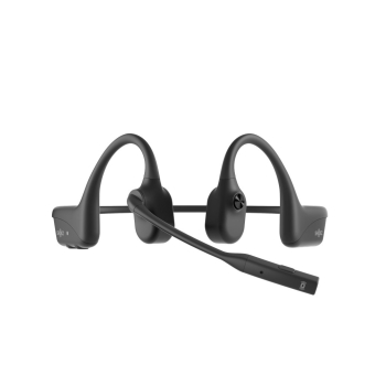 Słuchawki bezprzewodowe kostne Shokz OpenComm2 USB-C + adapter USB-A czarne