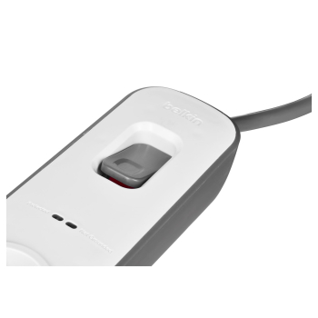Listwa zasilająca Belkin Power Surge 4-PORT + 2xUSB-A 2.4A 525J 2m Grey/White
