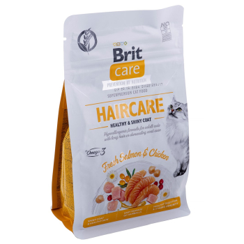 BRIT Care Grain-Free Adult Haircare Healthy&Shiny Coat - sucha karma dla kota - 400 g