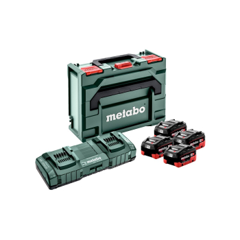 Zestaw podstawowy METABO (ładowarka + 4 akumulatory 8V 8,0Ah LIHD)
