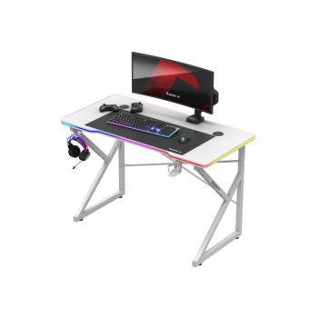 Biurko gamingowe Huzaro Hero 1.7 RGB White