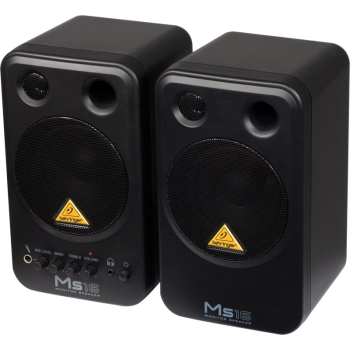 Behringer MS16 głośnik 2-drożny Czarny Przewodowa 16 W