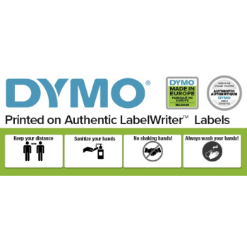 Etykiety Dymo do różnych zastosowań 57x32mm białe 2093095 12 rulonów