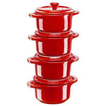 STAUB Zestaw 4 garnków ceramicznych 40508-158-0  Gift Giving