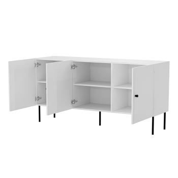 Komoda 3D PALAZZO BIS 151x40x75 biały mat