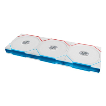 Wentylator Lian Li UNI FAN TL Wireless Lüfter, ARGB, PWM, 3er-Pack - 120 mm, weiß