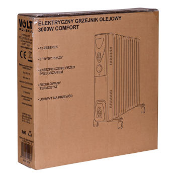 Elektryczny grzejnik olejowy 3000W Comfort 13