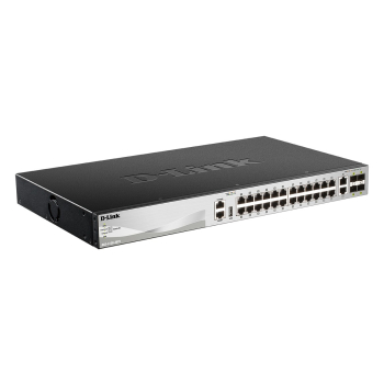 D-Link DGS-3130-30TS/E łącza sieciowe Zarządzany L3 Gigabit Ethernet (10/100/1000) Szary