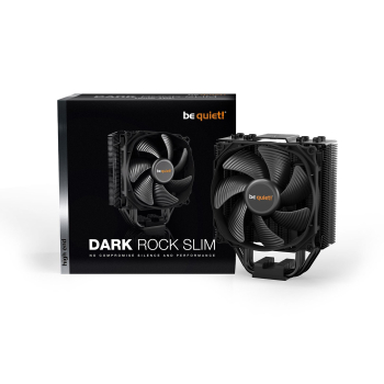 Wentylator komputerowy BE QUIET! DARK ROCK SLIM BK024 (AM2+, AM3+, AM4, FM1, FM2+, LGA 1150, LGA 1151, LGA 1155, LGA 1156, LGA 1366, LGA 2011-3, LGA 2