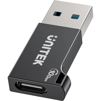 UNITEK ADAPTER USB-A - USB-C 10 GBPS M/F CZARNY