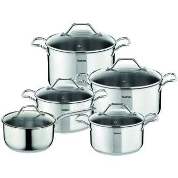 Zestaw garnków Tefal A702SC84 (1,3 litra, 2 litry, 2,9 litra, 4,9 litra, 6 litrów)