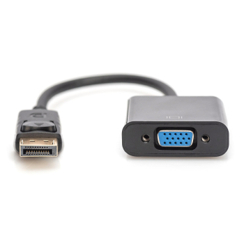 Kabel Assmann AK-340403-001-S (DisplayPort M - D-Sub (VGA) F; 0,15m; kolor czarny)