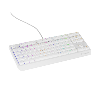 GENESIS Thor 230 TKL klawiatura Gaming USB + RF Wireless + Bluetooth QWERTY Biały