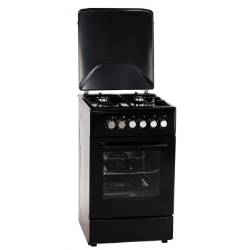 Kuchnia gazowo-elektryczna z termoobiegiem MPM-54-KGM-12B czarna
