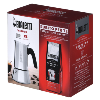 Zestaw kawiarka New Venus 6 + Perfetto Moka Classic