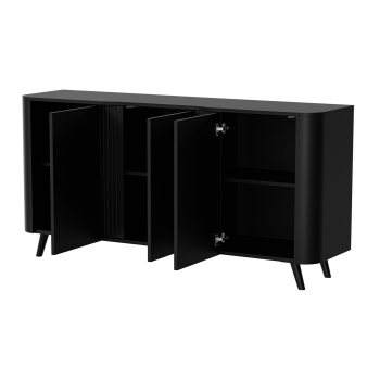 Komoda VOLARE 151x39x75 czarny