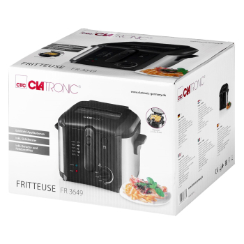 Frytownica Clatronic FR 3649 (2,5 l; 1600W; kolor czarny)
