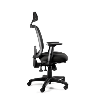 Ergonomiczny fotel biurowy SAGA PLUS czarny
