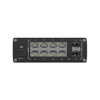 Teltonika TSW202 Switch 8x RJ45 1Gb, 2x SFP L2 POE+
