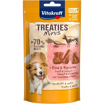 VITAKRAFT TREATIES MINIS wołowina/marchewka  przysmak dla psa 48g