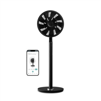 Duux | Wentylator | Whisper Flex Ultimate Smart | Wentylator stojący | Czarny | Średnica 34 cm | Liczba prędkości 30 | Oscylacja | 3-26 W | Tak