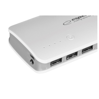 PowerBank Esperanza Radium EMP106WE (8000mAh; microUSB, USB 2.0; kolor biały)