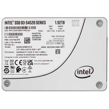 Dysk SSD Solidigm (Intel) S4520 1.92TB SATA 2.5" SSDSC2KB019TZ01 (DWPD up to 3)