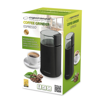 Młynek do kawy Esperanza Espresso EKC001K (160W; udarowy; kolor czarny)