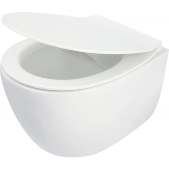 Miska WC z deską bezkołnierzowa