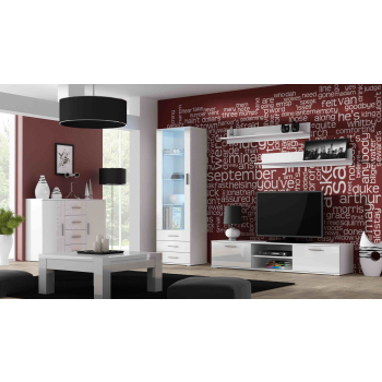 Witryna SOHO S1 biały/ biały połysk