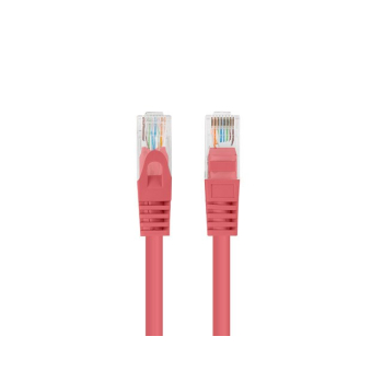 PATCHCORD KAT.6 UTP 1M CZERWONY FLUKE PASSED LANBERG 10-PACK