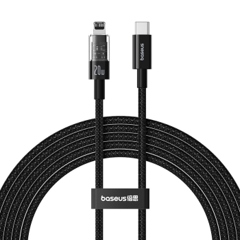 Kabel Baseus Gem USP C-IP 20W 2m (czarny)