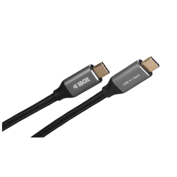 Kabel IBOX IKUMTC31G2 (USB typu C - USB typu C ; 1m; kolor czarny)