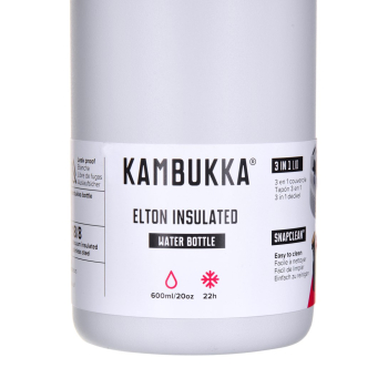 Kambukka butelka termiczna Elton Insulated 600 ml - Chalk White