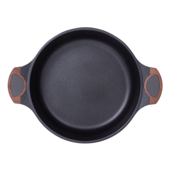Resto Kitchenware 93506 garnek 4,4 l Okrągły Czarny, Drewno