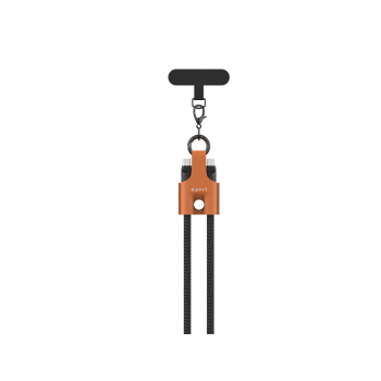 Kabel do ładowania Havit USB-C+USB-C CB6344 1.2M (czarno/szaro/brązowy)