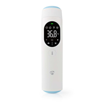 Nedis BTHTIR10WT termometr elektroniczny Termometr z funkcją teledetekcji Biały Ucho, Czoło Czujnik