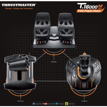 THRUSTMASTER JOYSTICK T16000M FLIGHT PACK (PC)