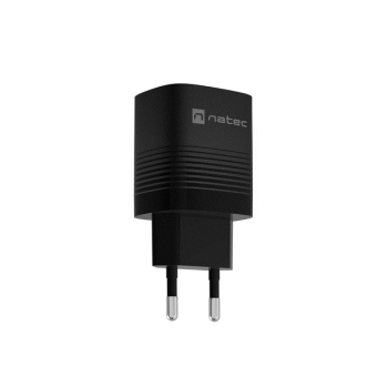 NATEC ŁADOWARKA RIBERA GAN 1X USB-A + 1X USB-C 30W CZARNA NUC-2141