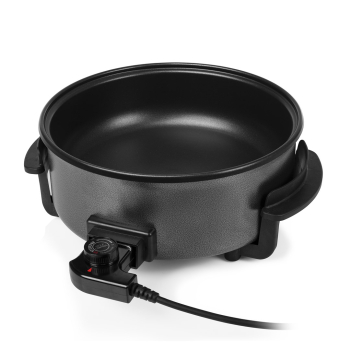Tristar  | Wielofunkcyjna patelnia grillowa XL | PZ-9135 | Średnica 30 cm | Grill | 1500 W | Pokrywka w zestawie | Uchwyt stały | Czarny